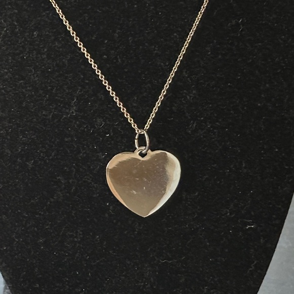 Coach Enamel Heart Pendant on Sterling Silver Chain - Picture 4 of 7